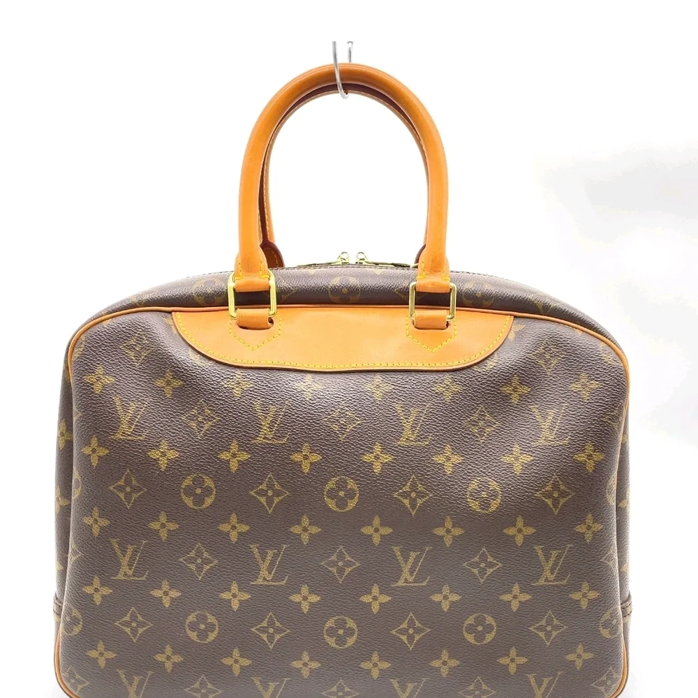 Auth Louis Vuitton Monogram Deauville Handbag W/DustBag - Picture 2 of 16